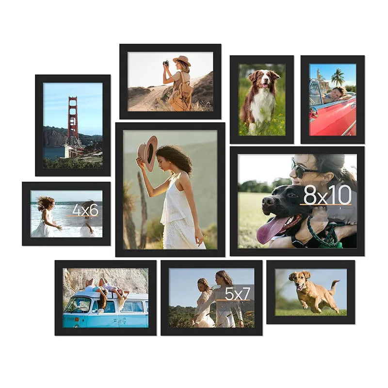 OQELVI Wooden Picture Frame – Wall Mount & Tabletop Display