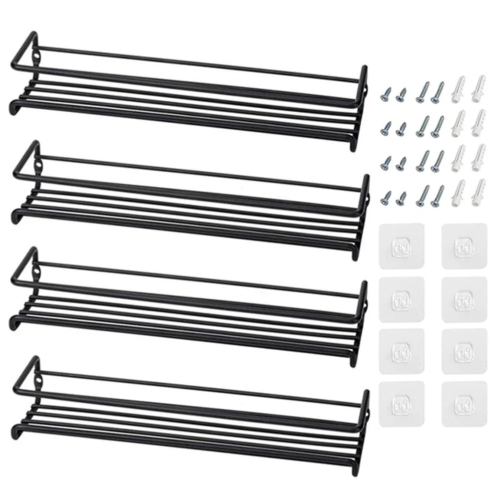 OQELVI wall spice rack organizer for pantry and kitchen cabinet storage