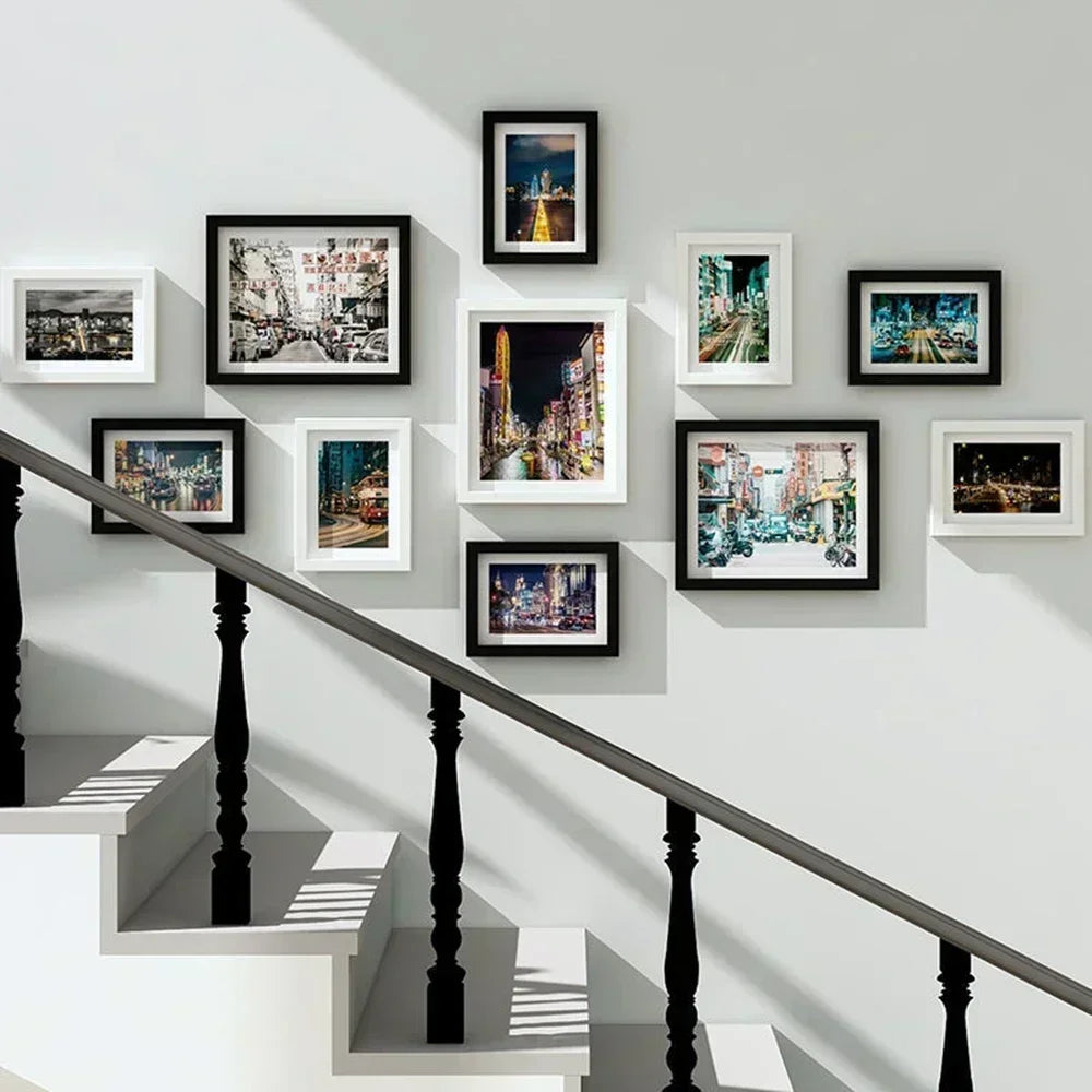 OQELVI 11-Piece Picture Frame Set – Modern Gallery Wall Display