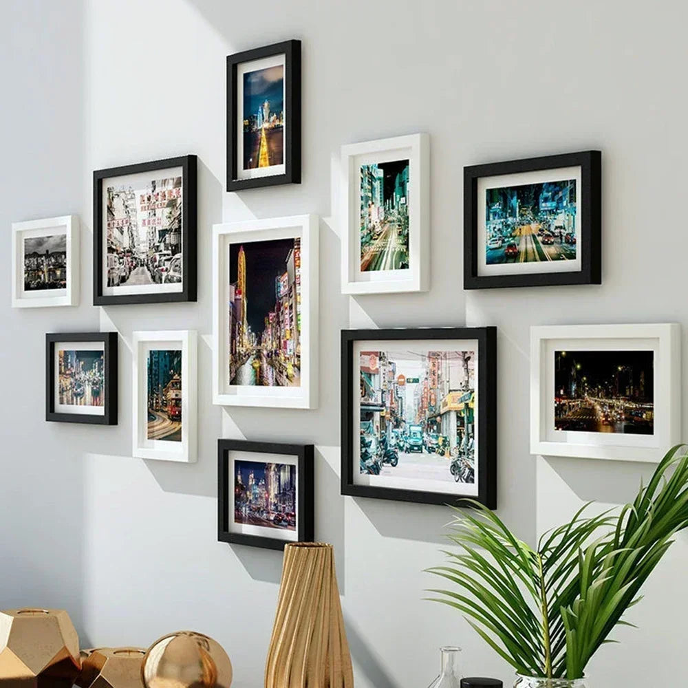 OQELVI 11-Piece Picture Frame Set – Modern Gallery Wall Display