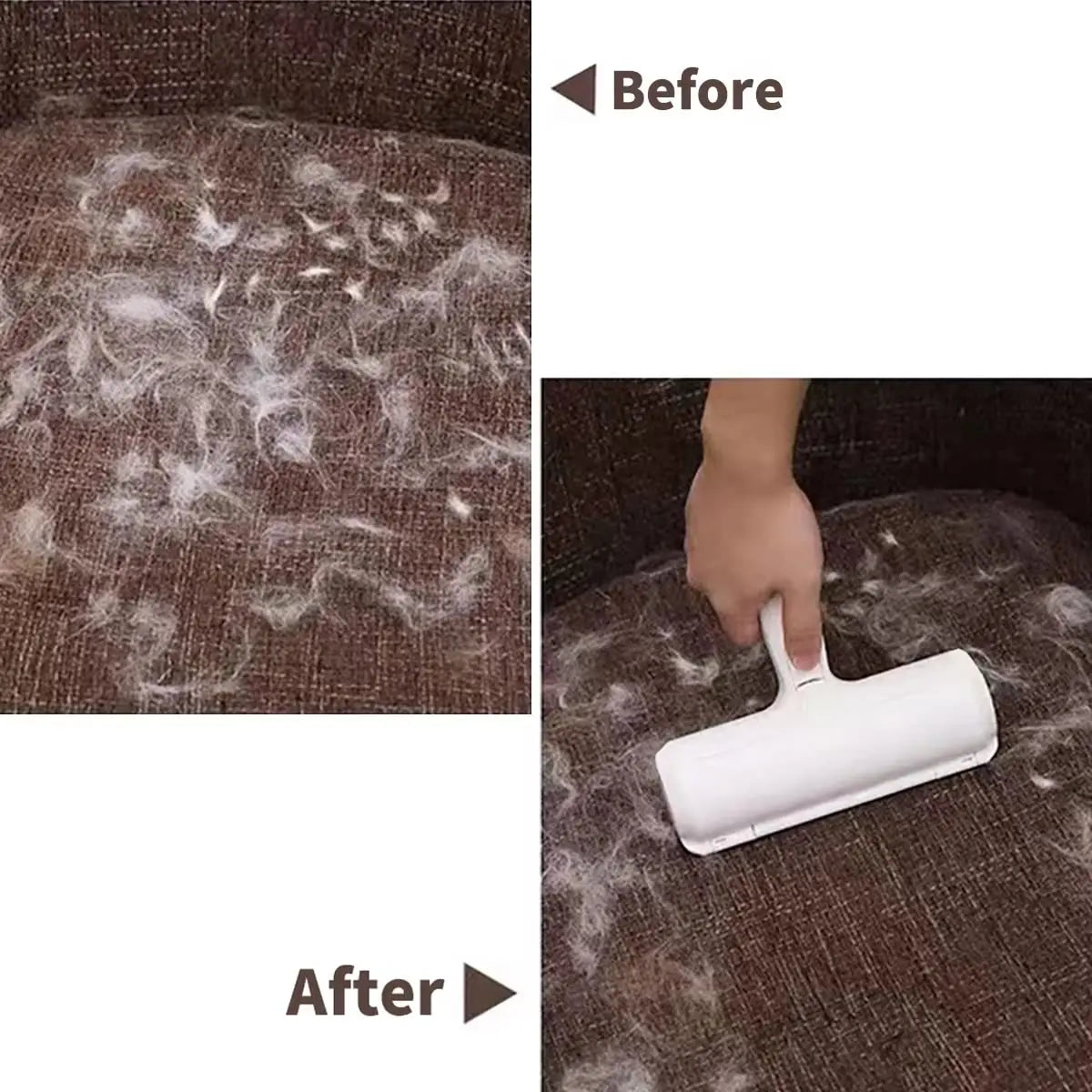 OQELVI Self-Cleaning Pet Hair Remover Roller