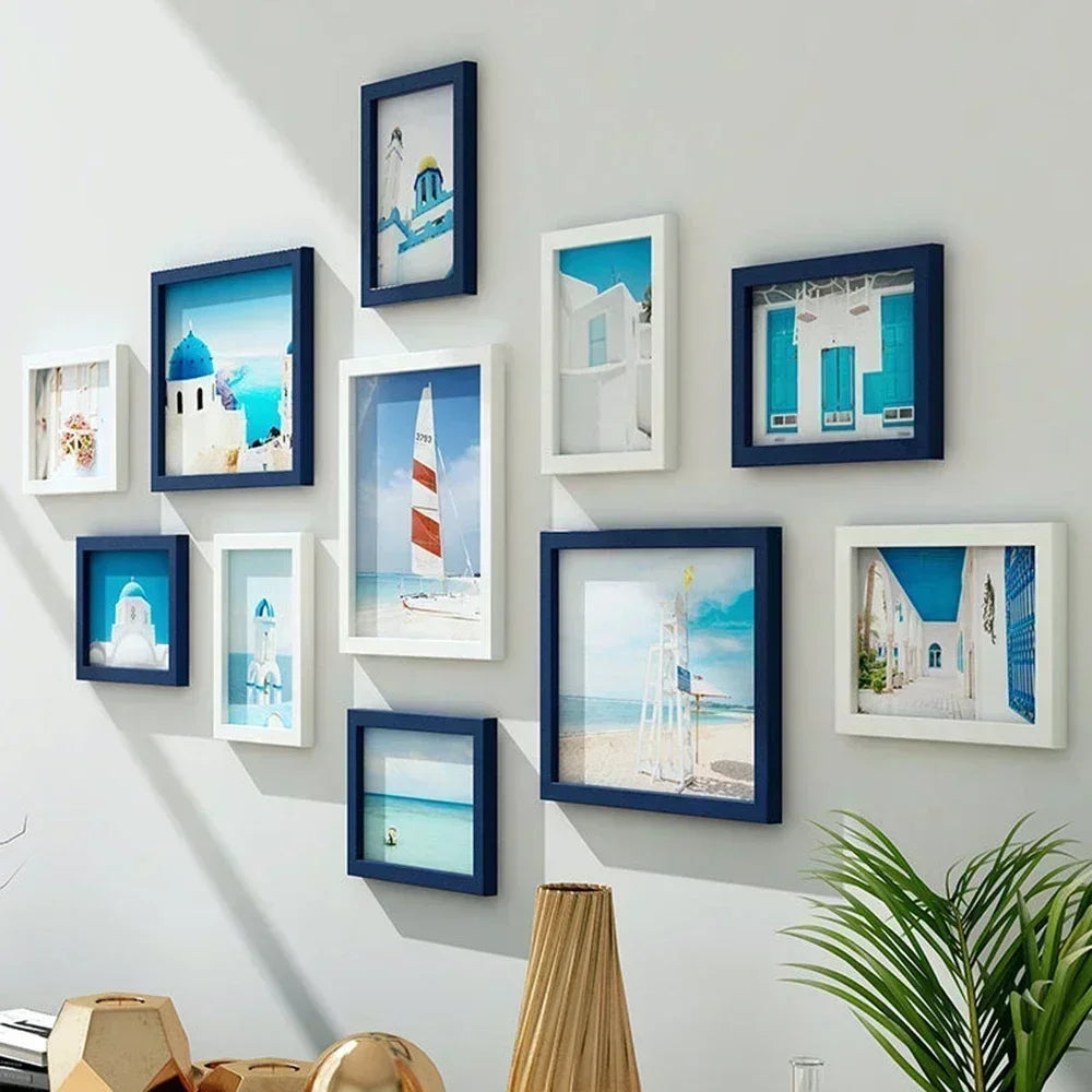 OQELVI 11-Piece Picture Frame Set – Modern Gallery Wall Display