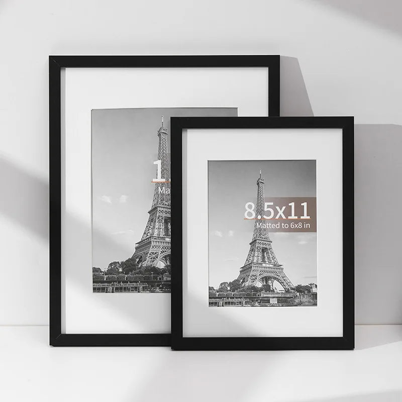 OQELVI Wooden Picture Frame – Wall Mount & Tabletop Display